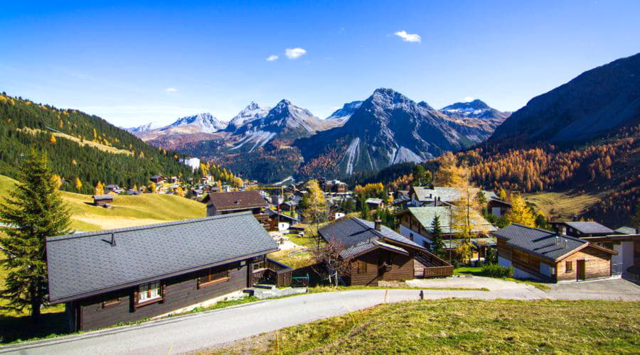 Our car rental services offer a diverse selection of vehicles at in Arosa.