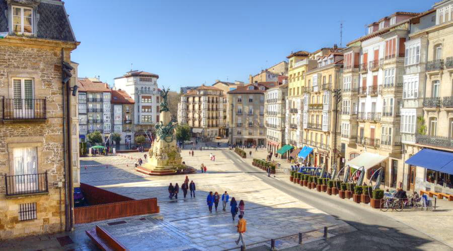 Our car rental services offer a diverse selection of vehicles at in Vitoria-Gasteiz.